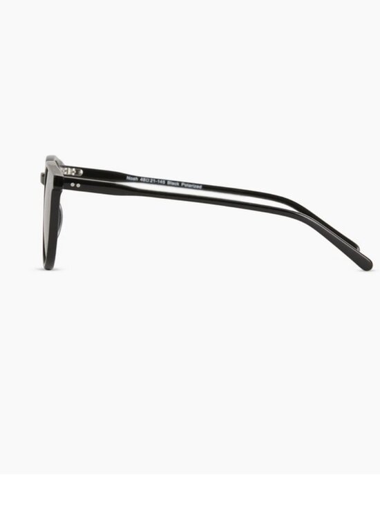NWT Quince Noah Polarized Acetate Sunglasses Black with Grey Lenses main image 3